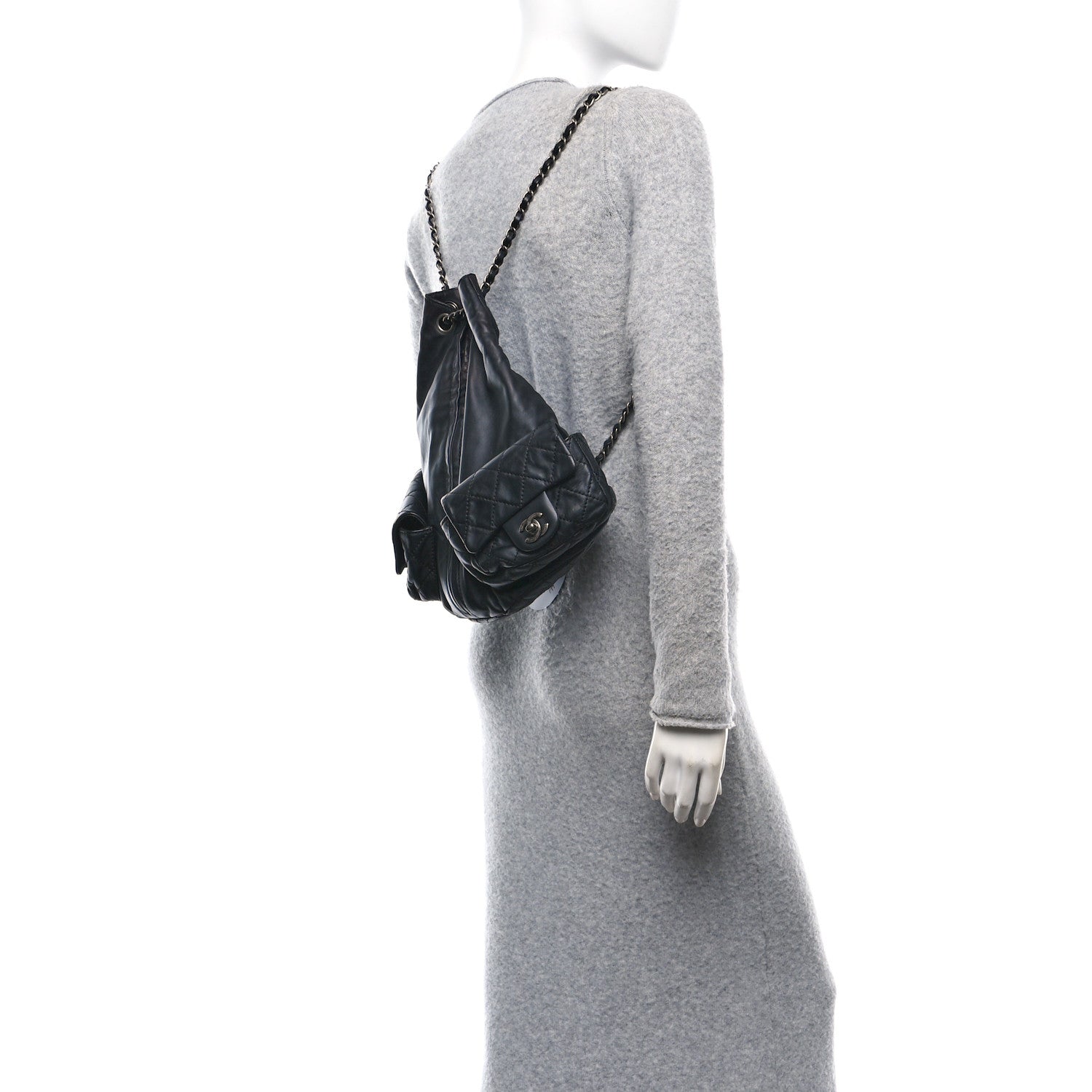 Chanel Calfskin Large Backpack Is Back Black 2 of 10