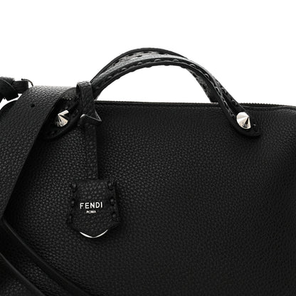 Fendi Cuoio Romano Selleria Medium By The Way Boston Bag Black 8 of 12
