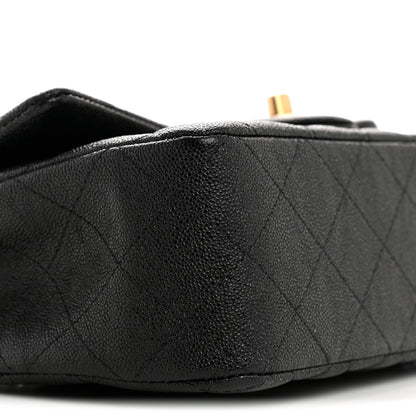 Chanel Caviar Quilted Mini Top Handle Rectangular Flap Black 9 of 13
