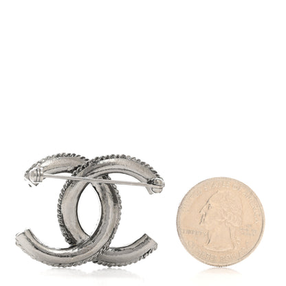 Chanel Ruthenium Chain CC Brooch 2 of 3