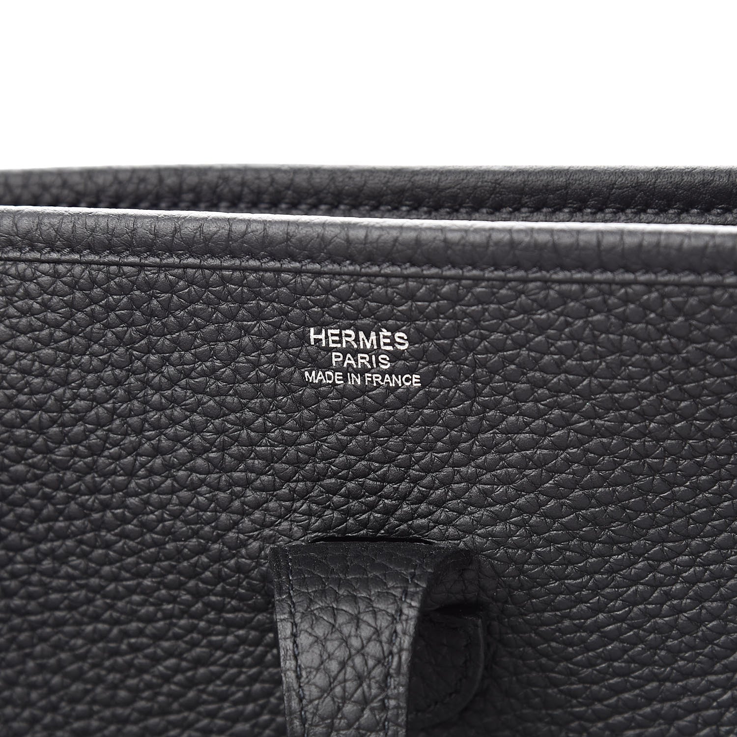 Hermes Taurillon Clemence Evelyne III PM Black 6 of 11