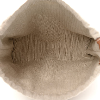 Hermes Canvas Barenia Fourbi 20 PM Pouch Naturel Fauve 5 of 10