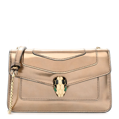 Bulgari Metallic Calfskin Serpenti Forever Crossbody Bag Bronze 1 of 23