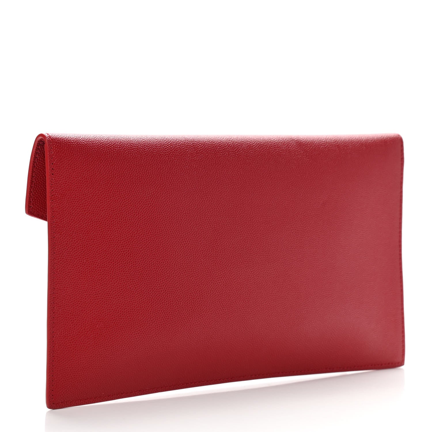 Saint Laurent Grain De Poudre Uptown Pouch Red 3 of 7