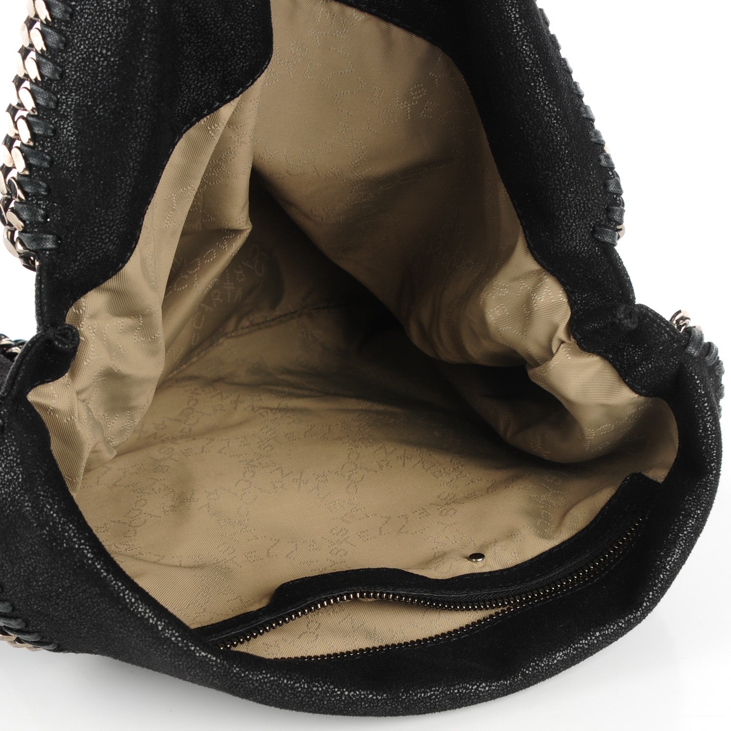 Stella McCartney Shaggy Deer Falabella Fold Over Tote Black 5 of 7