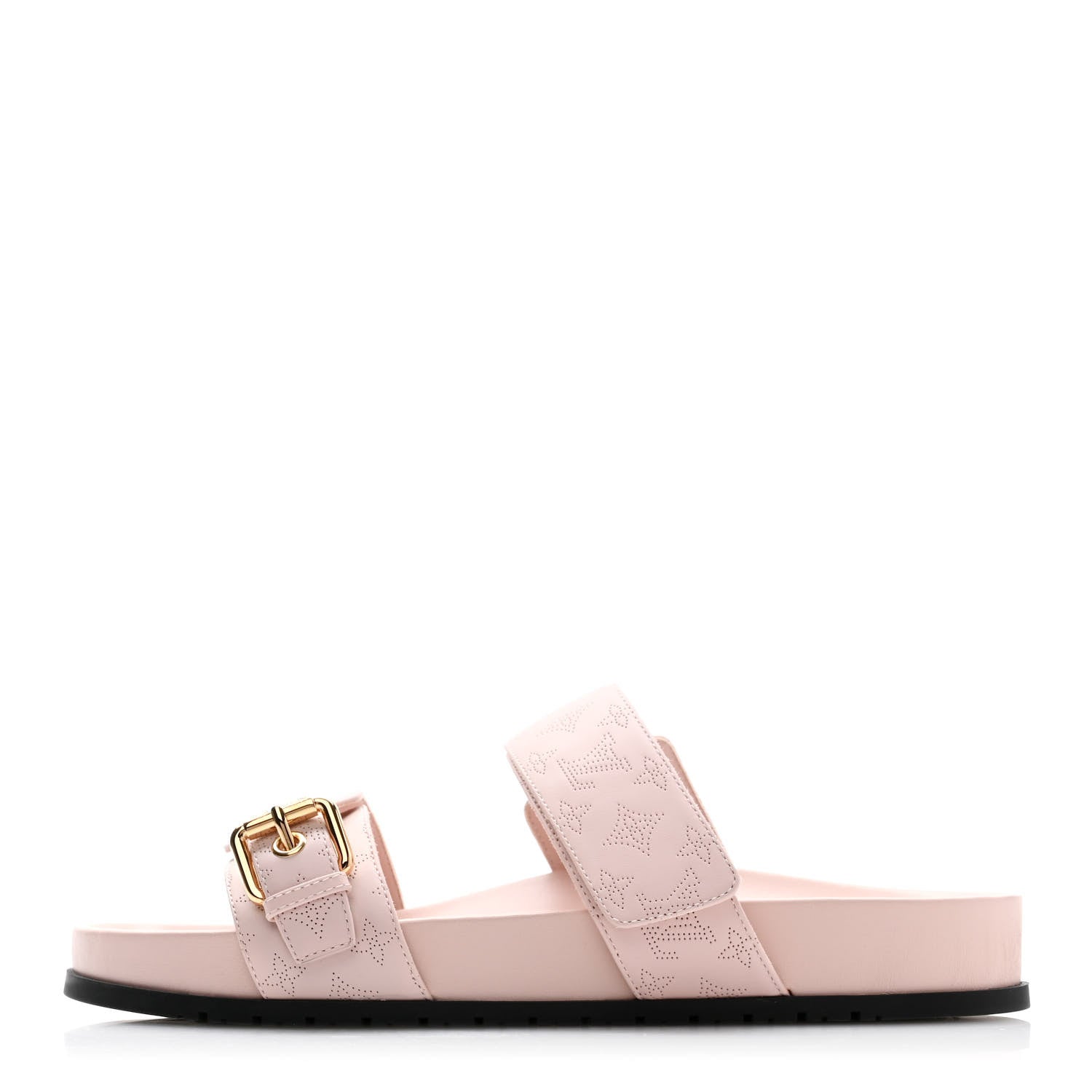 Louis Vuitton Mahina Bom Dia Flat Mule Sandals 39 Light Pink 1 of 8
