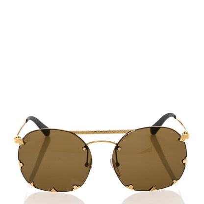 Louis Vuitton Round Diva Sunglasses Z0958U Brown 2 of 9