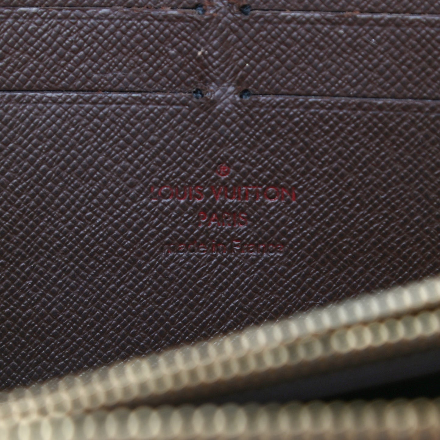 Damier Ebene Zippy Wallet