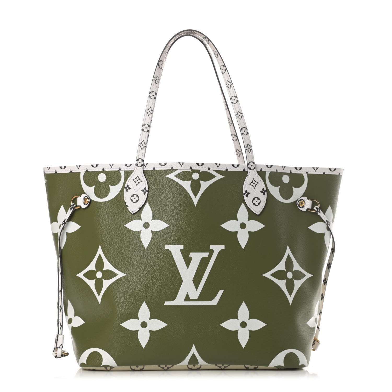 Louis Vuitton Monogram Giant Neverfull MM Kaki 3 of 12