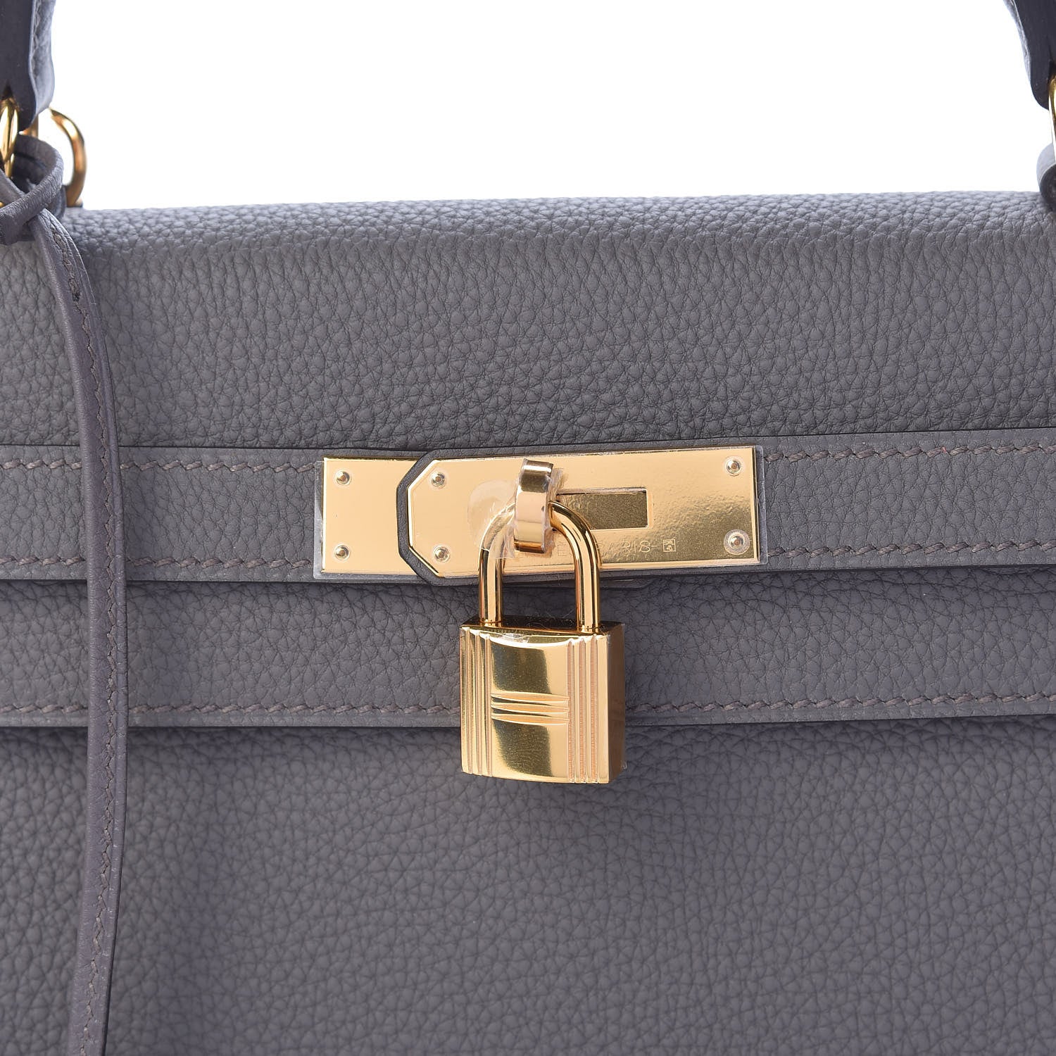 Hermes Togo Kelly Retourne 28 Etain 11 of 12