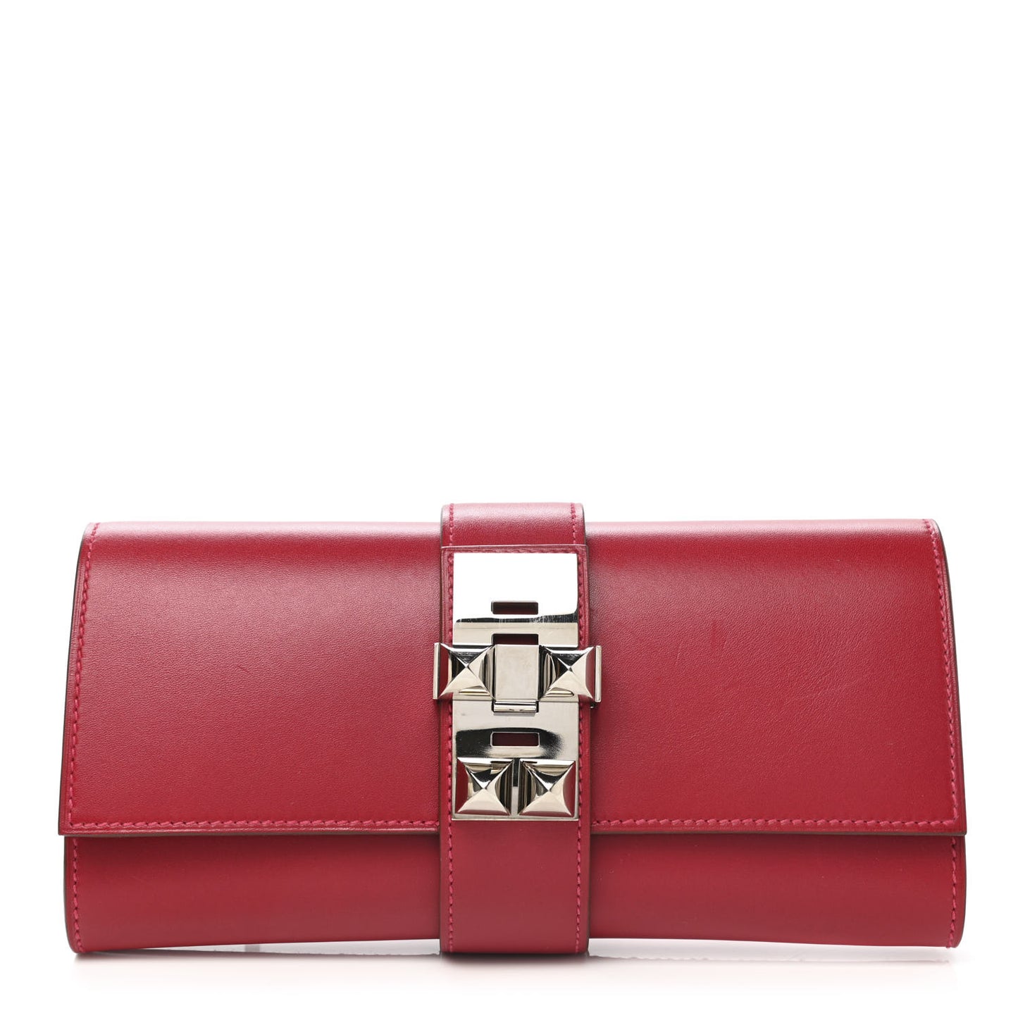 Tadelakt Medor 23 Clutch Rouge Vif