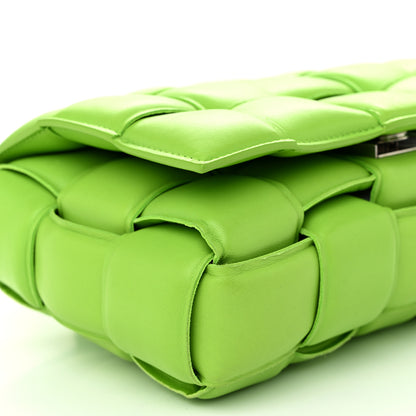 Bottega Veneta Nappa Maxi Intreccio Padded Cassette Crossbody Bag Acid Green 9 of 10