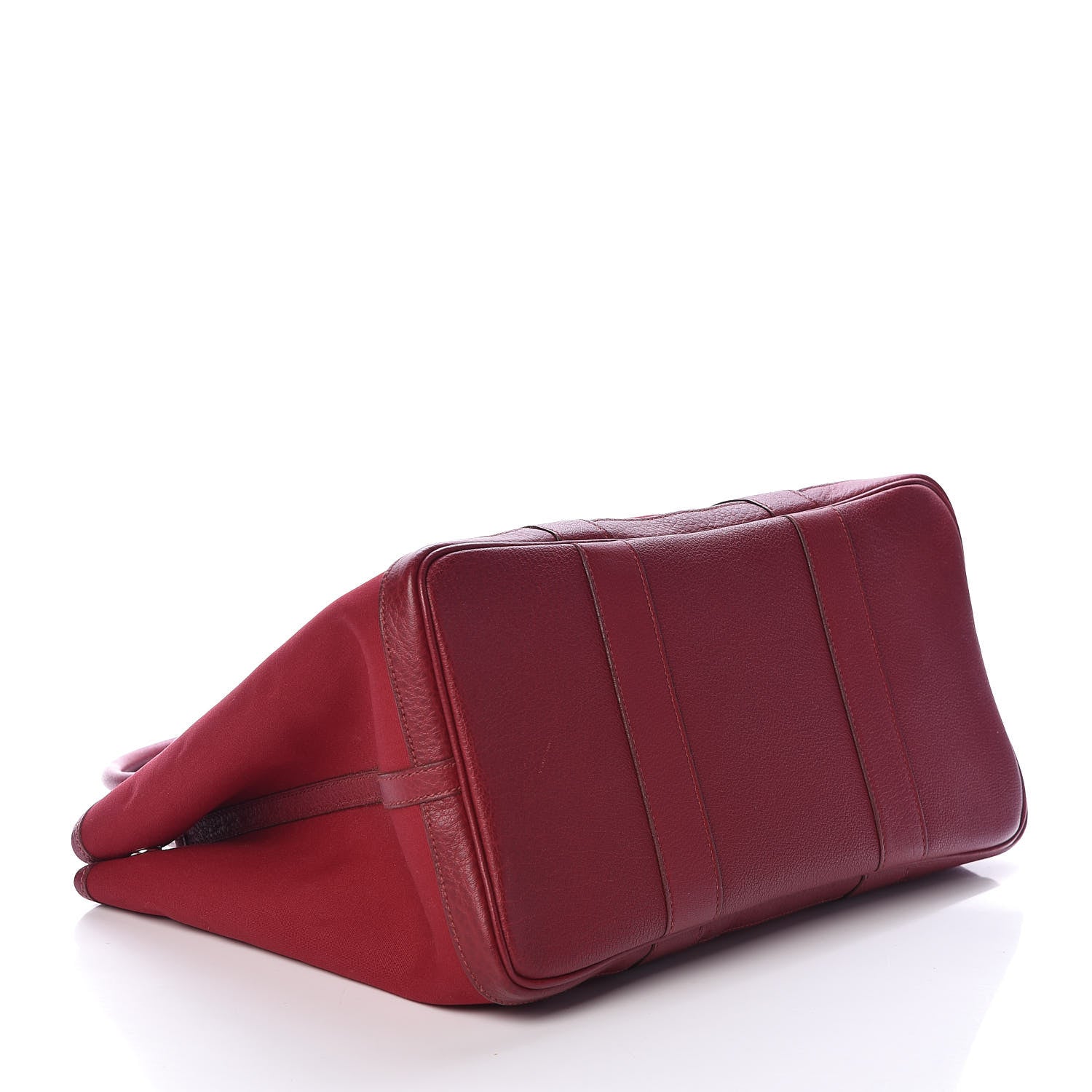Hermes Buffle Sindhu Toile Garden Party 36 MM Tote Rouge Imperial 4 of 9