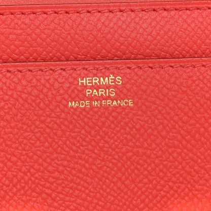 Hermes Epsom Constance Long Wallet Bougainvillea 6 of 7