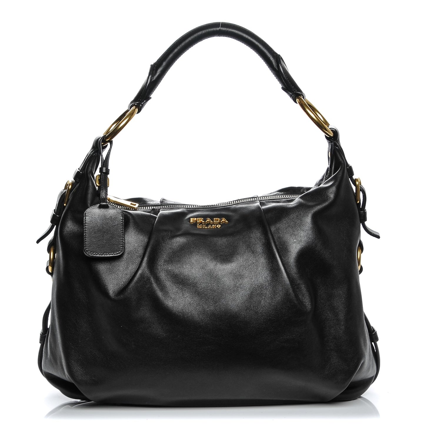 Soft Calf Hobo Nero Black