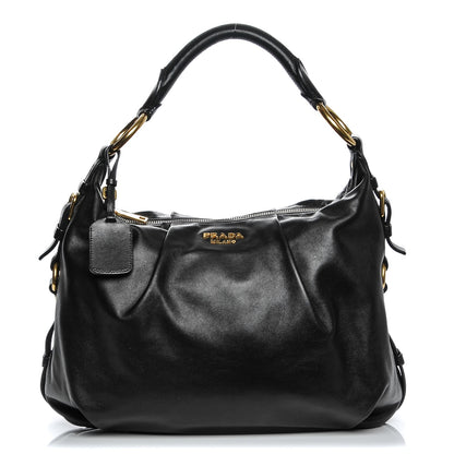 Prada Soft Calf Hobo Nero Black 1 of 8