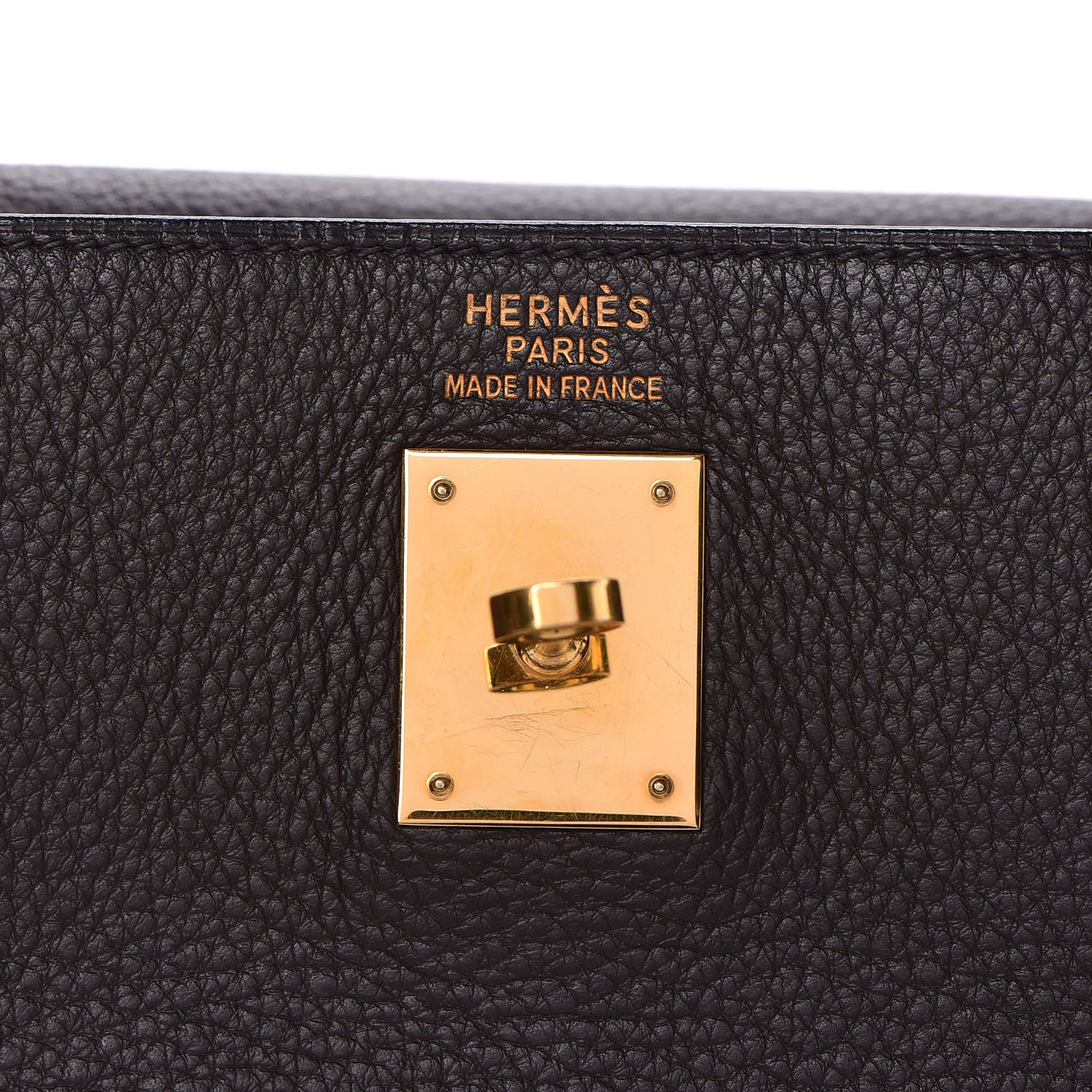 Hermes Taurillon Clemence Kelly Retourne 35 Chocolate 26 of 38