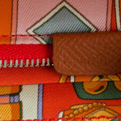 Hermes Epsom Silk'in Wallet Cognac 7 of 7