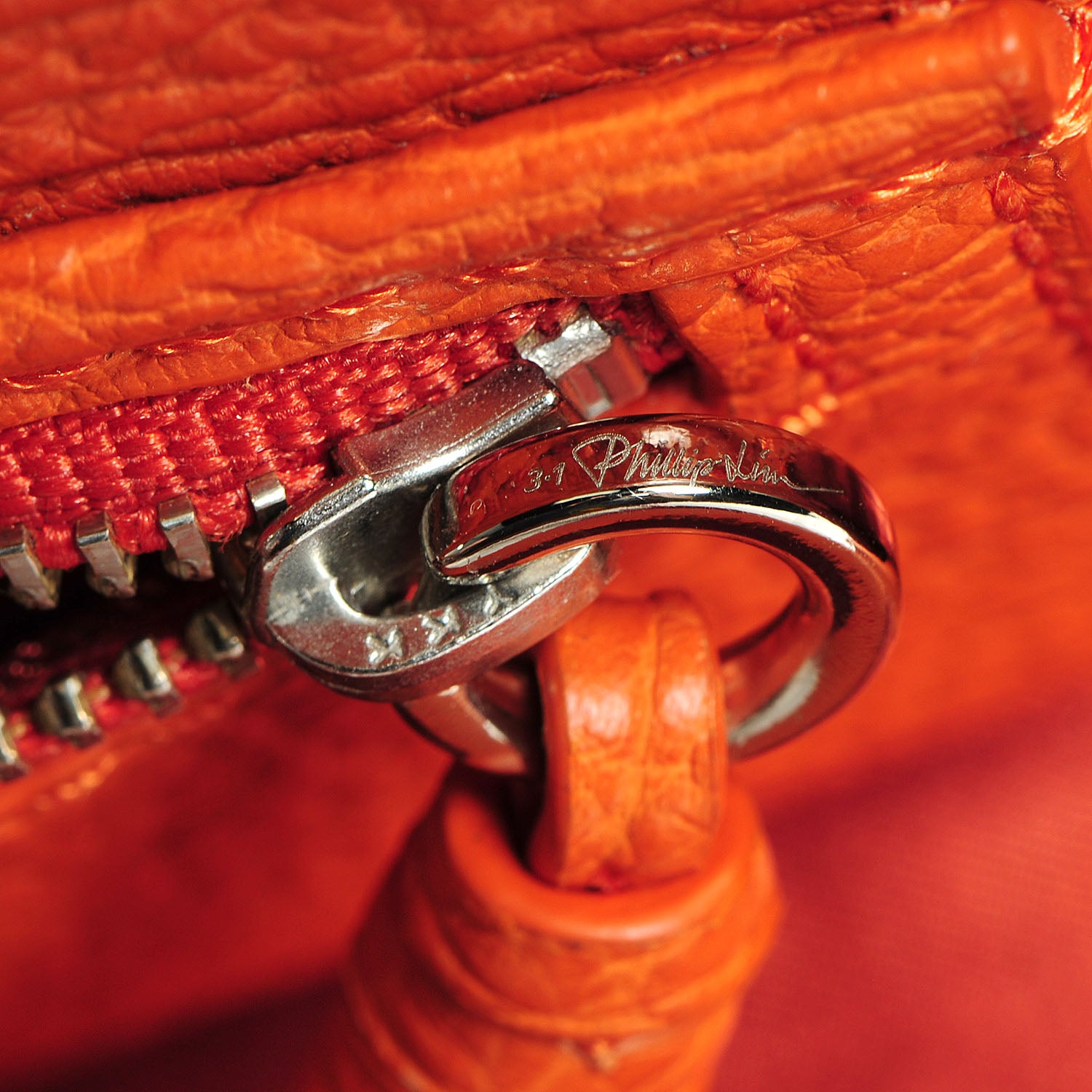 3.1 Phillip Lim 3.1 Leather Large Pashli Satchel Mandarin 13 of 14