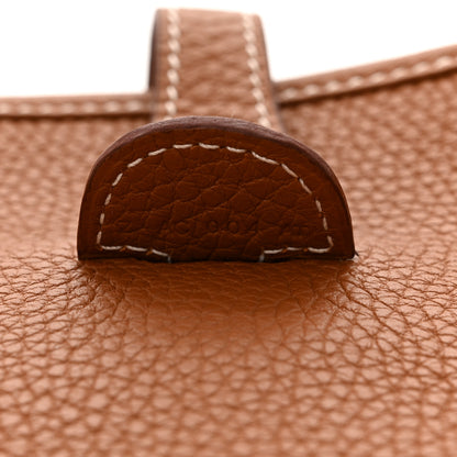 Hermes Taurillon Clemence Amazone Evelyne PM III Gold 7 of 11
