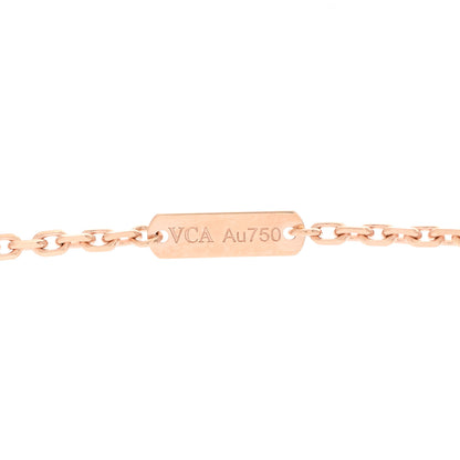 Van Cleef & Arpels 18K Rose Gold Gray Mother of Pearl Magic Alhambra Long Necklace 3 of 6