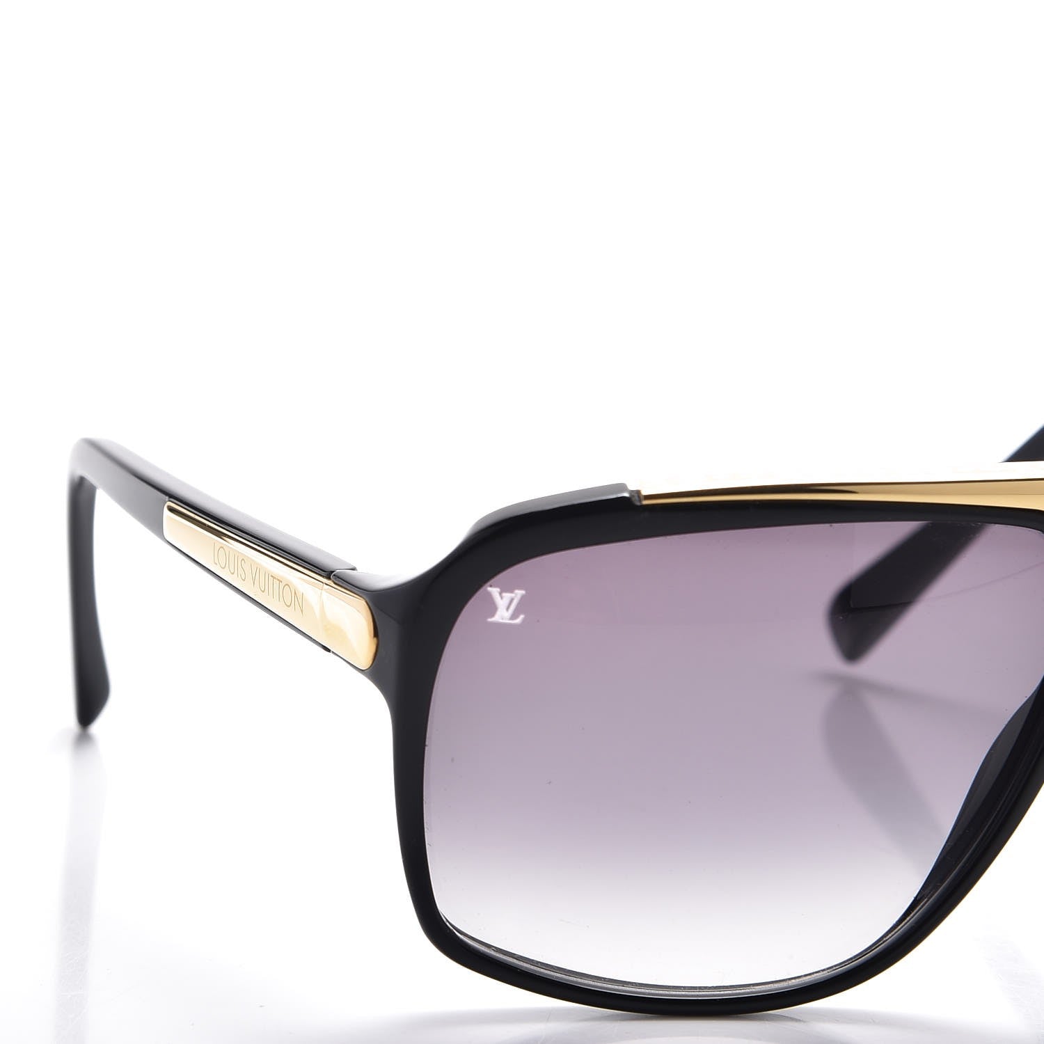 Louis Vuitton Acetate Evidence Sunglasses Z0350W Black 5 of 6