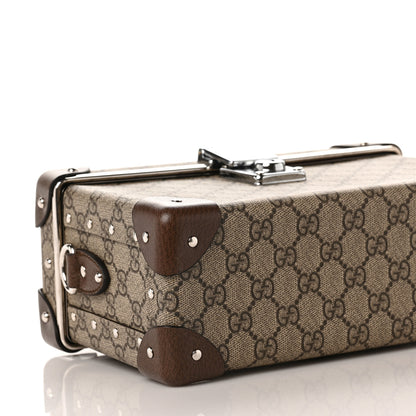 Gucci GG Supreme Monogram Globe-Trotter Beauty Case Brown 7 of 8