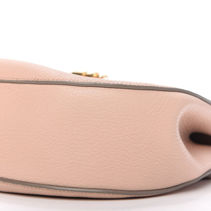 Chloe Grained Lambskin Drew Shoulder Bag Cement Pink 7 of 10