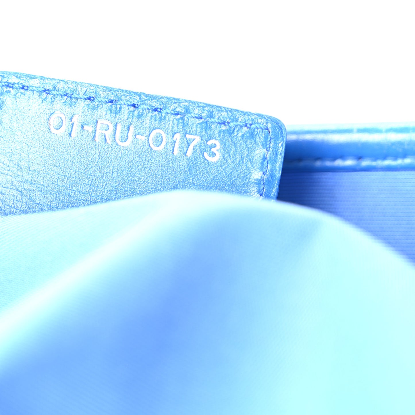 Coated Canvas Cannage Large Panarea Tote Blue