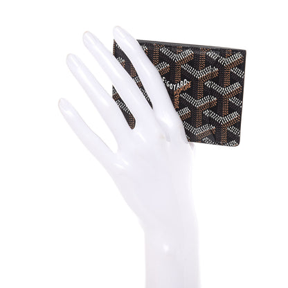 Goyard Goyardine Multi Slot Bi-Fold Wallet Black 2 of 7