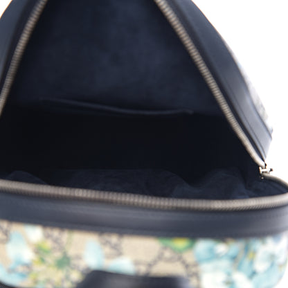 Gucci GG Supreme Monogram Blooms Small Day Backpack Blue 4 of 9