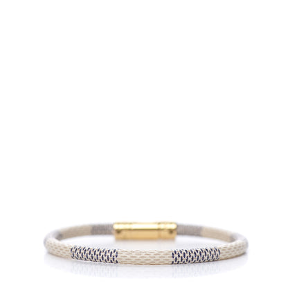 Louis Vuitton Damier Azur Keep It Bracelet 17 2 of 3