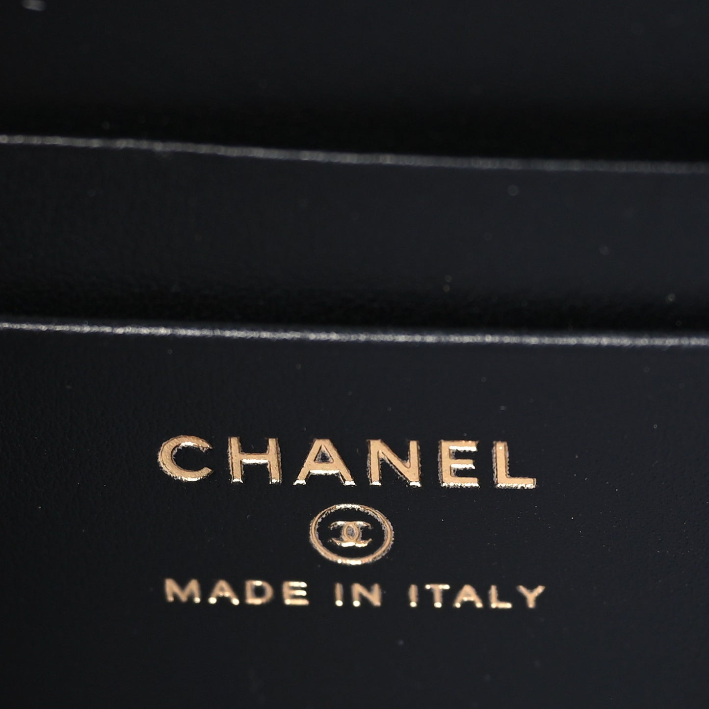 Caviar Quilted CC Filigree Vanity Clutch With Chain Black