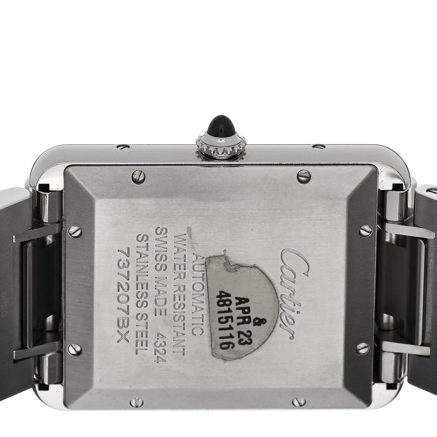 Cartier Stainless Steel 31mm Tank Solo Automatic Watch 4 of 5
