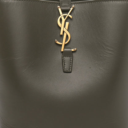 Saint Laurent Shiny Calfskin Le 37 Bucket Bag Deep Musk 7 of 10