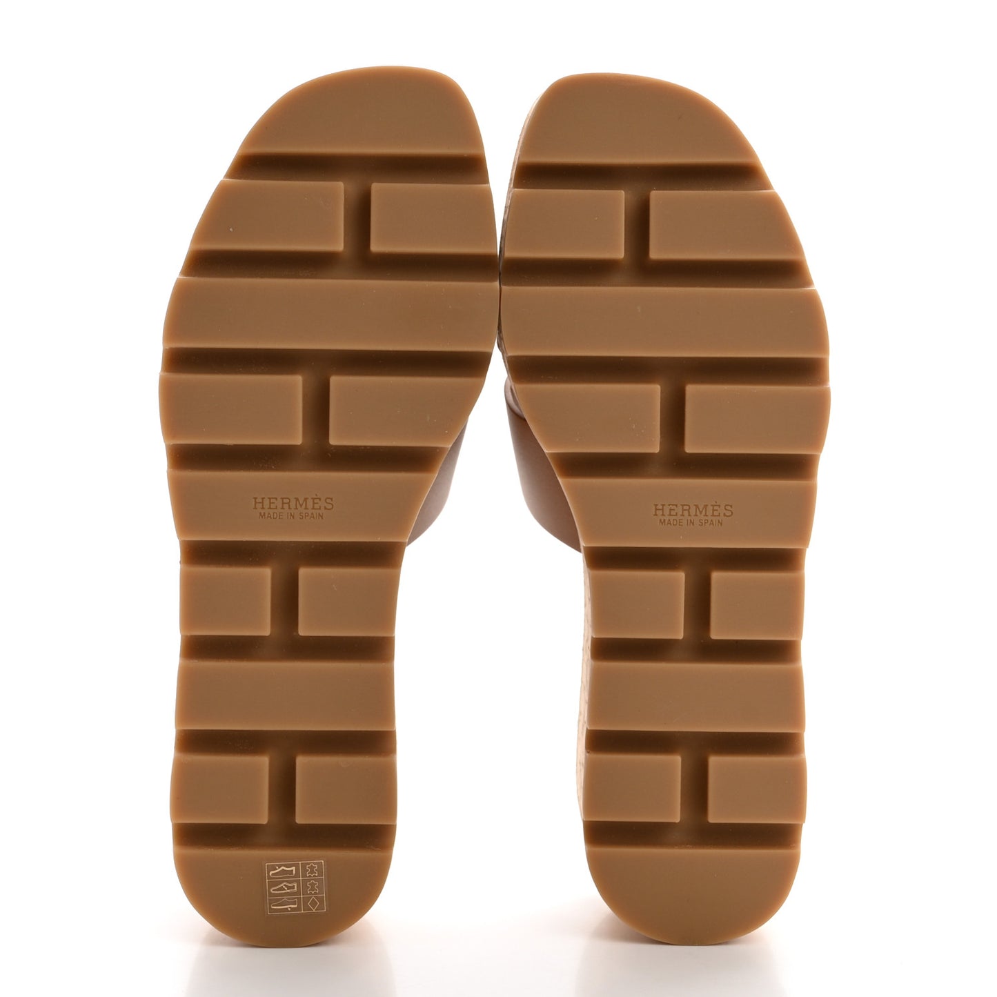 Calfskin Cork Eze 30 Sandals 37 Marron Glaise