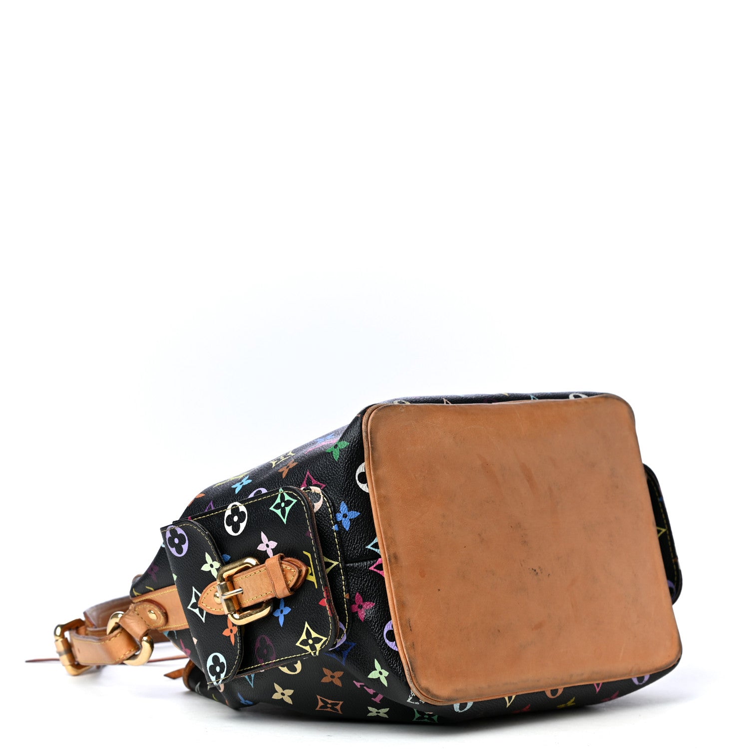 Louis Vuitton Monogram Multicolor Petit Noe Black 3 of 6