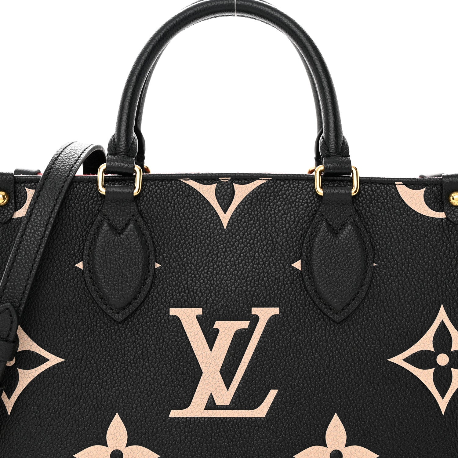 Louis Vuitton Empreinte Monogram Giant Onthego PM Black Beige 7 of 12