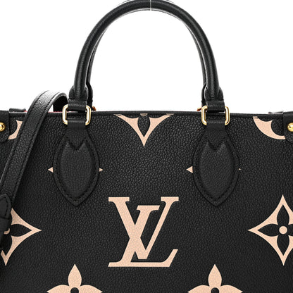 Louis Vuitton Empreinte Monogram Giant Onthego PM Black Beige 7 of 12