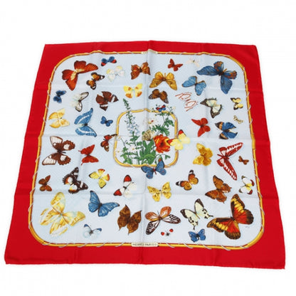 Hermes Silk Farandole Scarf 90 Red 1 of 8