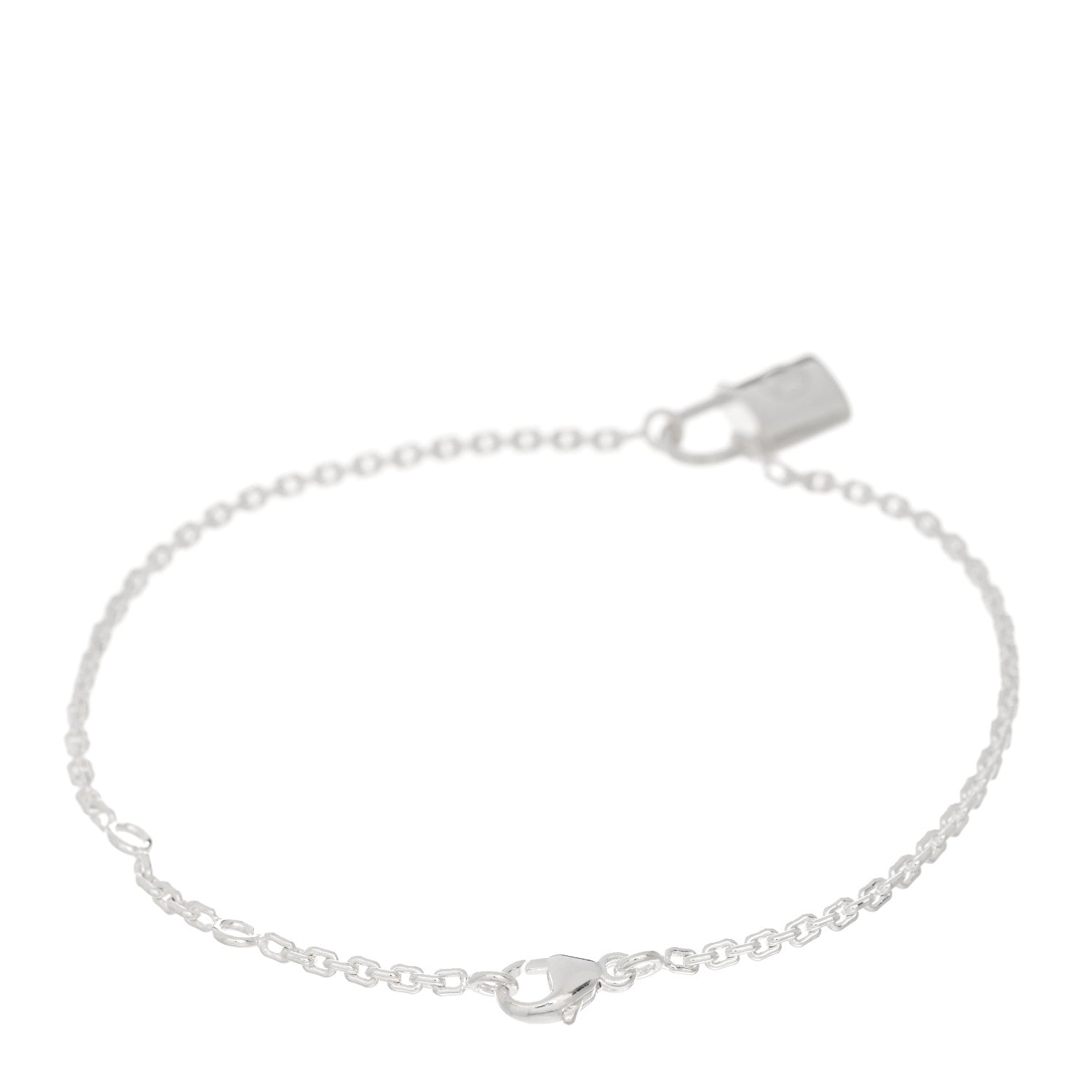 Louis Vuitton Sterling Silver Lockit Bracelet 2 of 4