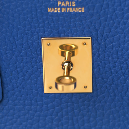 Hermes Togo Birkin 35 Bleu France 18 of 32