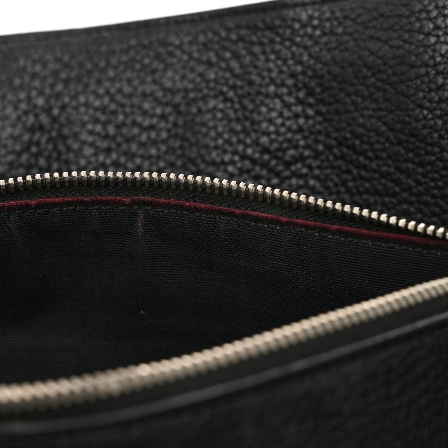 Grained Calfskin Medium Souple Sac De Jour Black