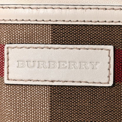 Burberry Canvas Mega Check Medium Maidstone White 5 of 14