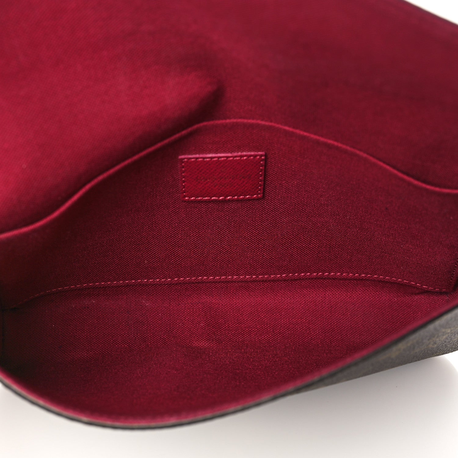 Louis Vuitton Monogram Pochette Felicie Chain Wallet Fuchsia 4 of 9