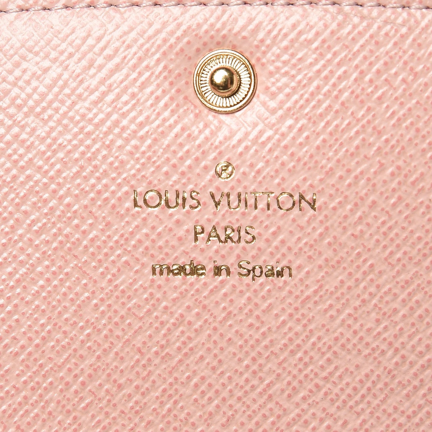 Monogram Emilie Wallet Rose Ballerine