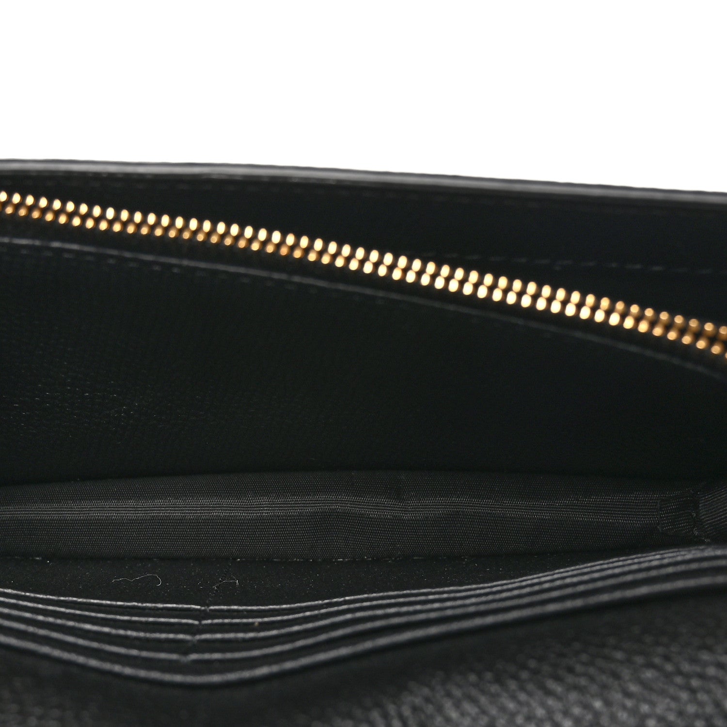 Valentino Garavani Grainy Calfskin Vlogo Wallet On Chain Black 6 of 10
