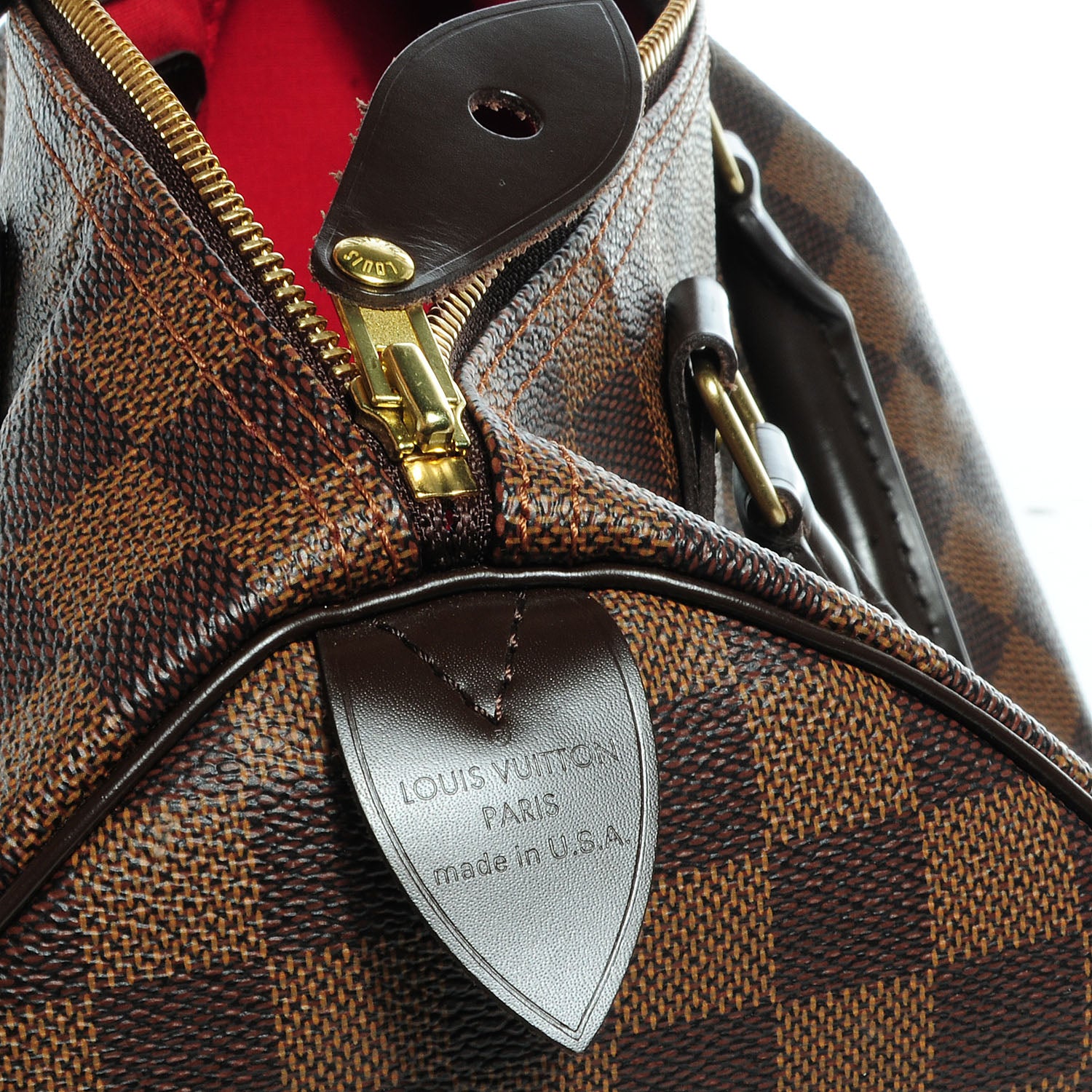 Louis Vuitton Damier Ebene Speedy 30 6 of 8