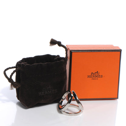 Hermes Palladium Trio Scarf Ring 5 of 5