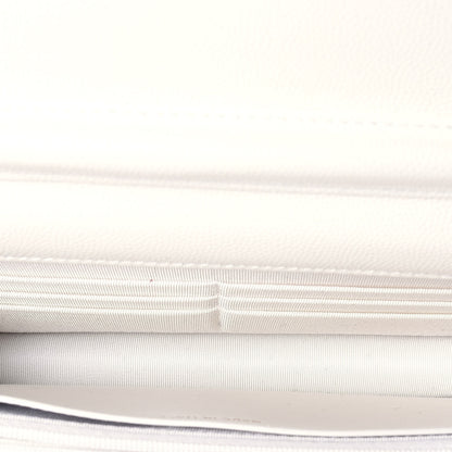 Chanel Caviar Quilted Wallet On Chain WOC White 5 of 9